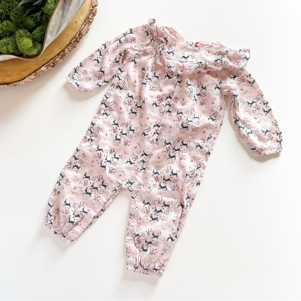 • Ruby & Bloom Reindeer Romper •